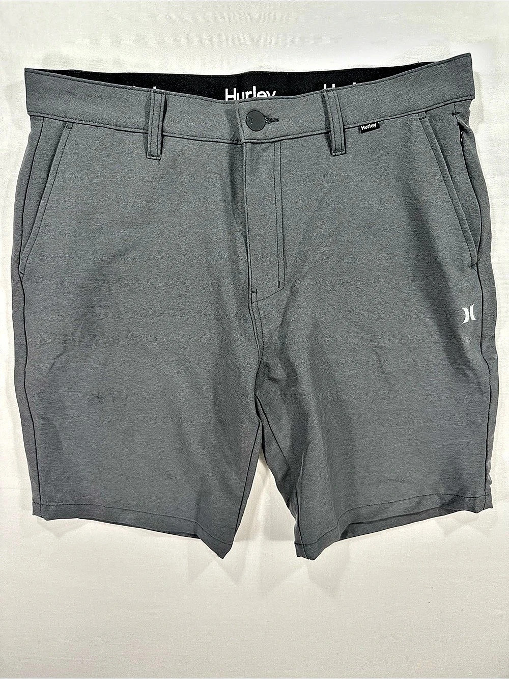 Hurley Hybrid Walk Short Men's Gray Waist 32